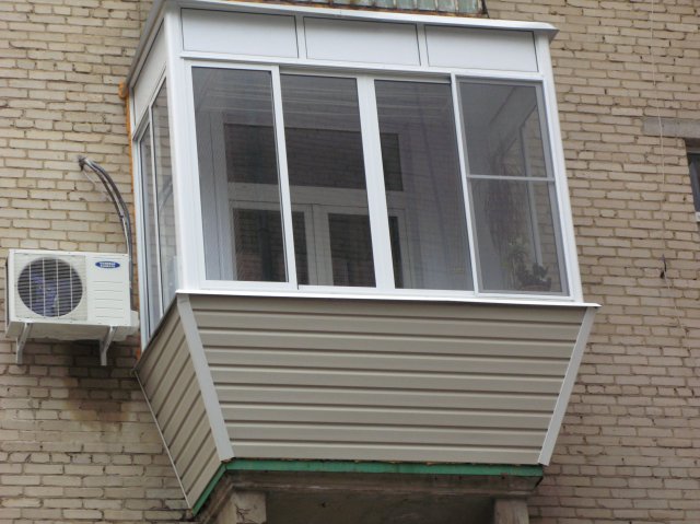 Стоимость остекления балкона с выносом и расширением Электроугли